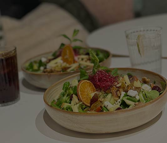 Lunch, salades, buns,...